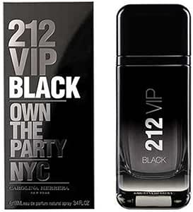 Perfume masculino 212 Vip Black Carolina Herrera 100ML