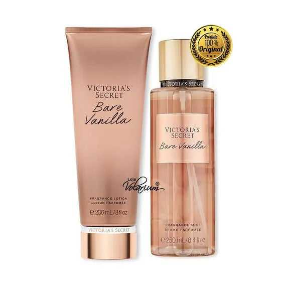 Kit Body Splah + Creme Hidratante Bare Vanilla Victoria's Secret 236ml+250ml